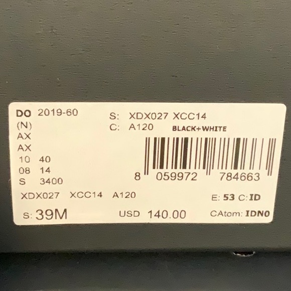 Armani Exchange leather sneakers Worn 1x see photos like New with Box. - Picture 6 of 7